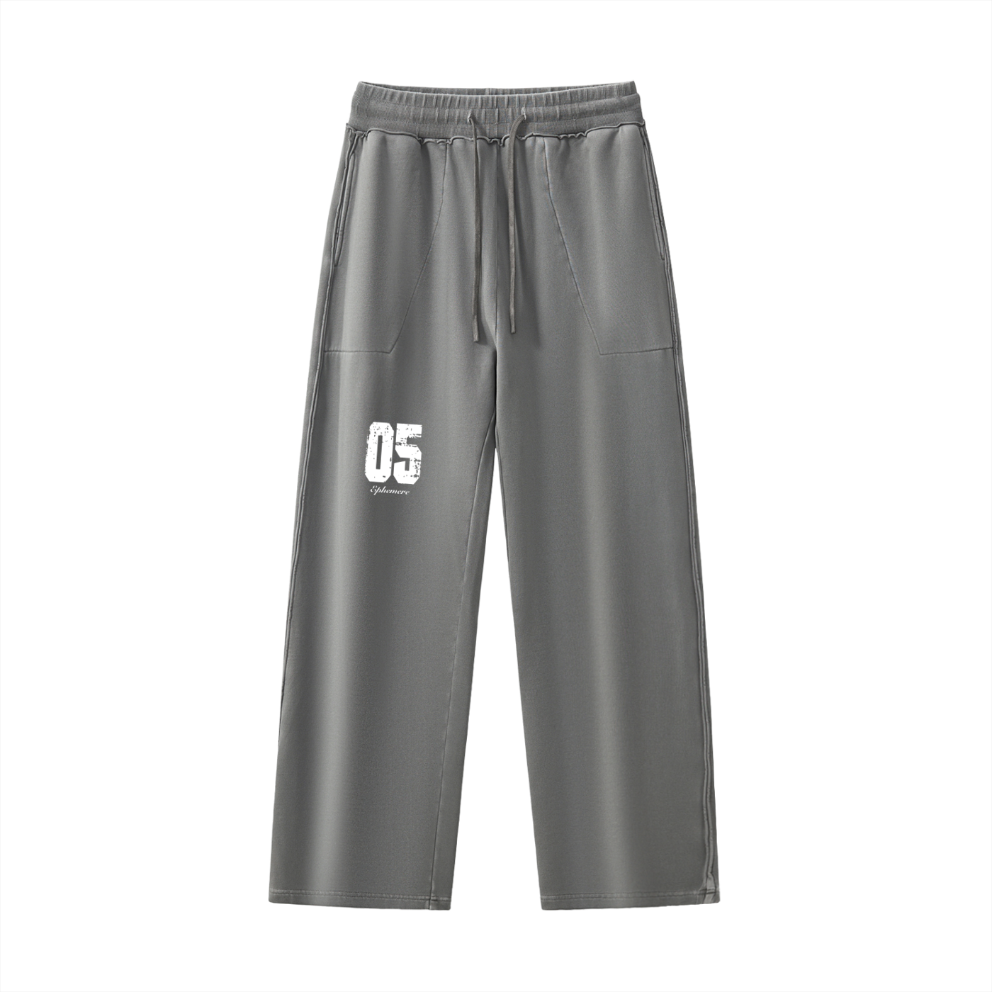Raw-Seam Sweatpants