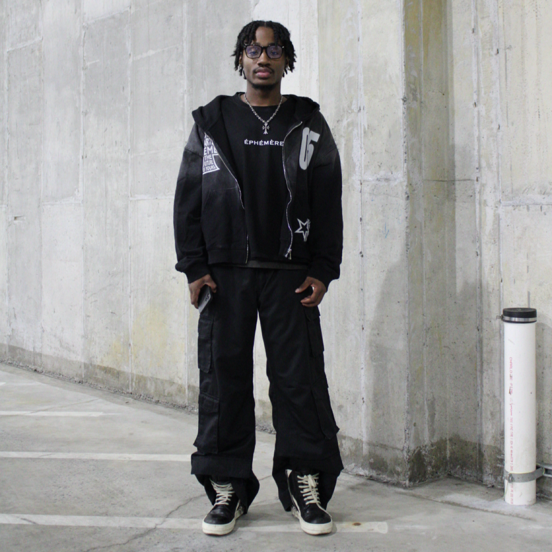 Black NSD Zip-Up