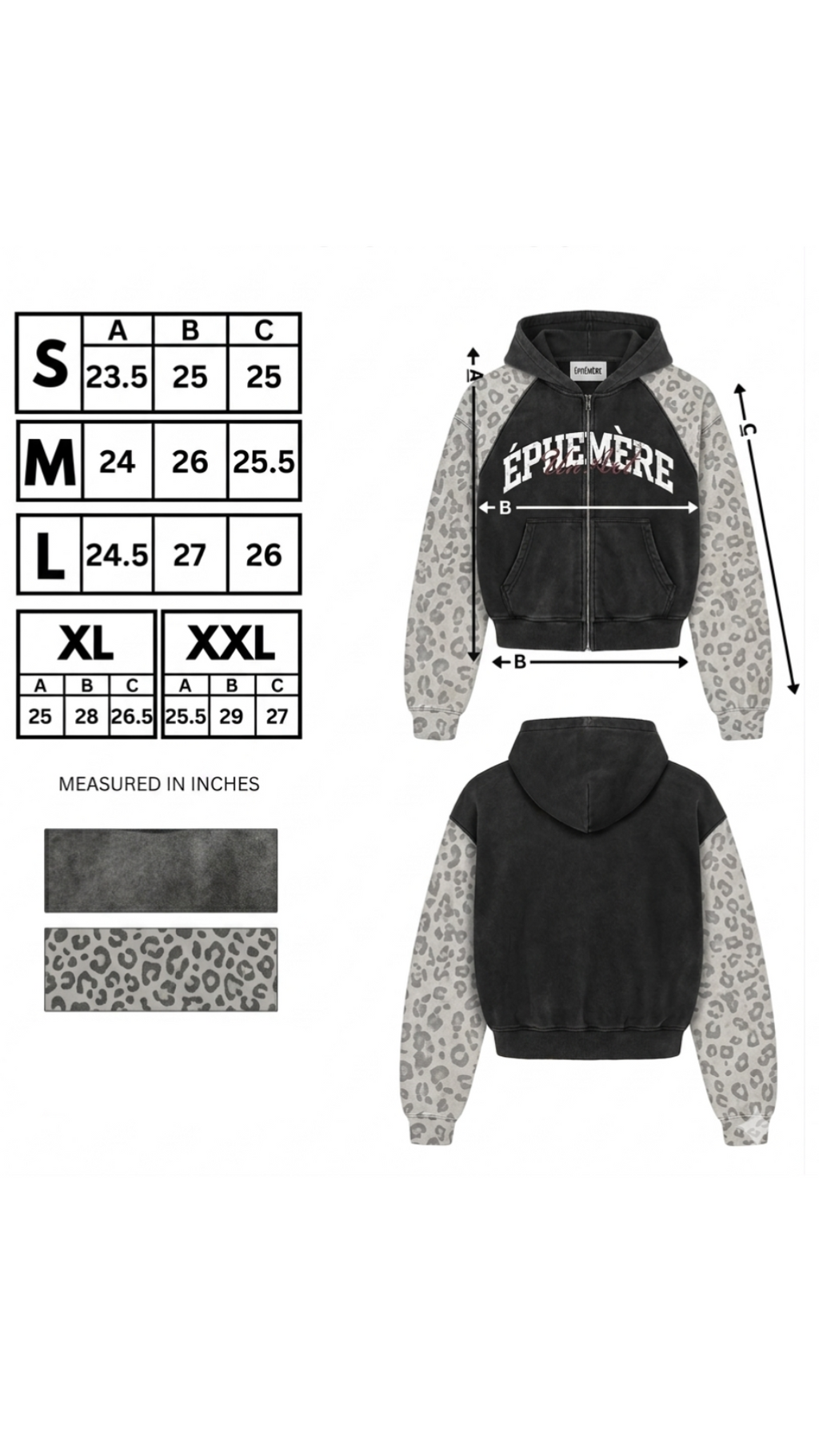 Leopard Print Zip-Up 