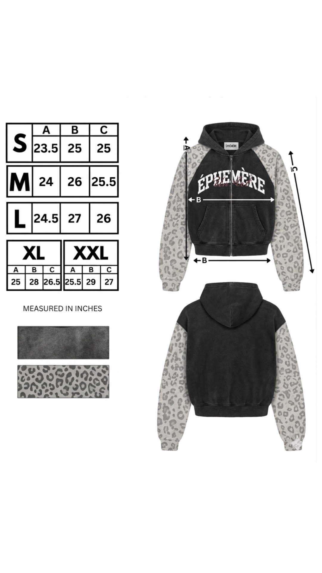 Leopard Print Zip-Up 