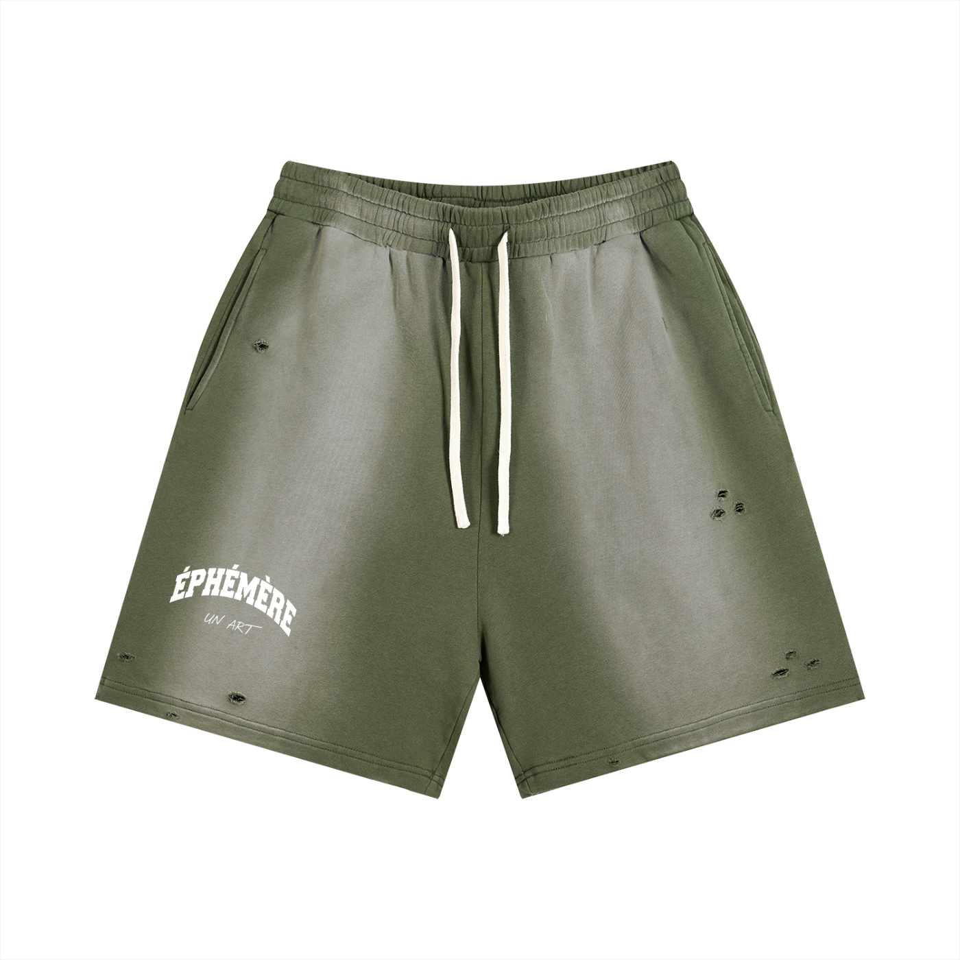 Sun Fade Distressed Shorts