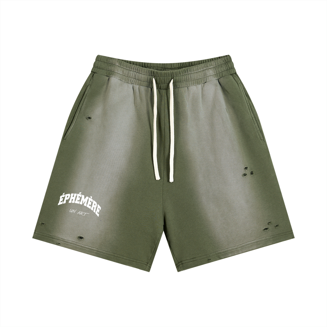 Sun Fade Distressed Shorts
